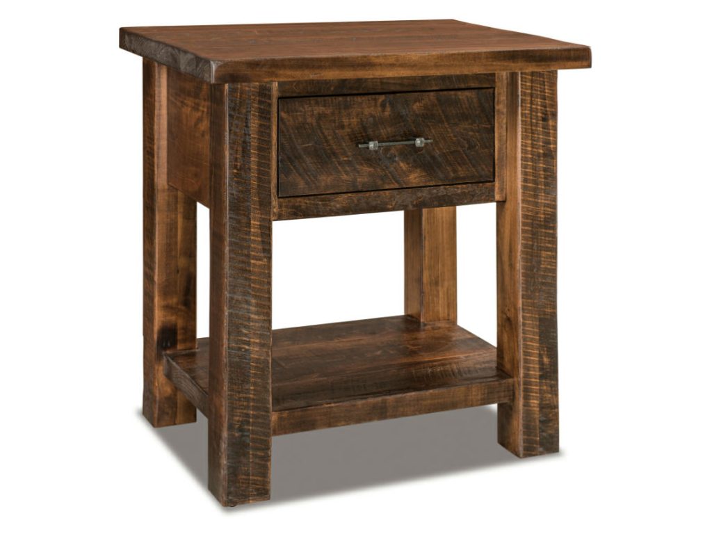 Amish Furniture of NE Houston 1 Drawer Nightstand – 30″W
