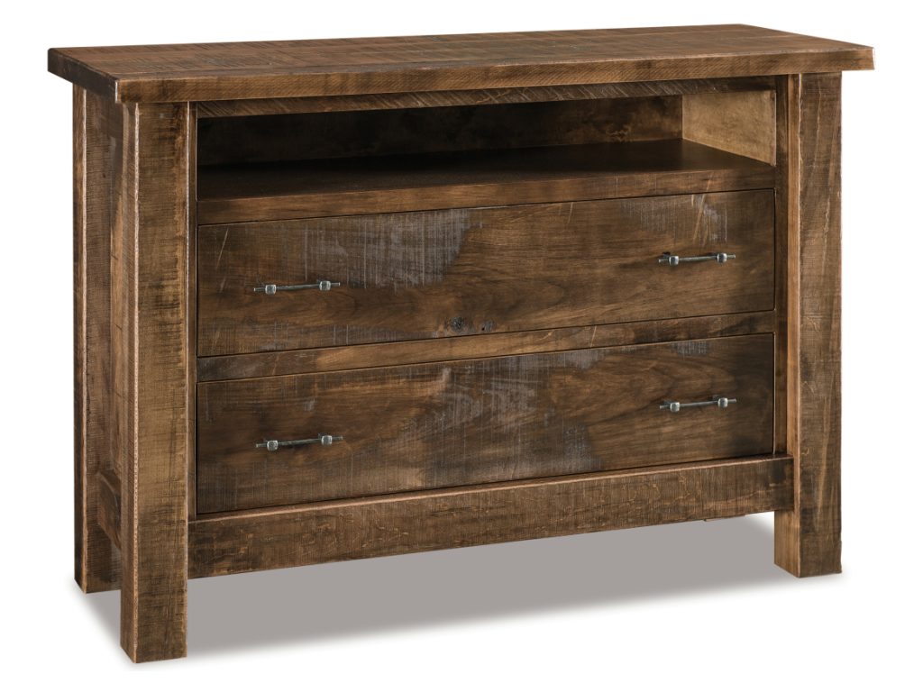 Amish Furniture of NE Houston 2 Drawer Media Chest