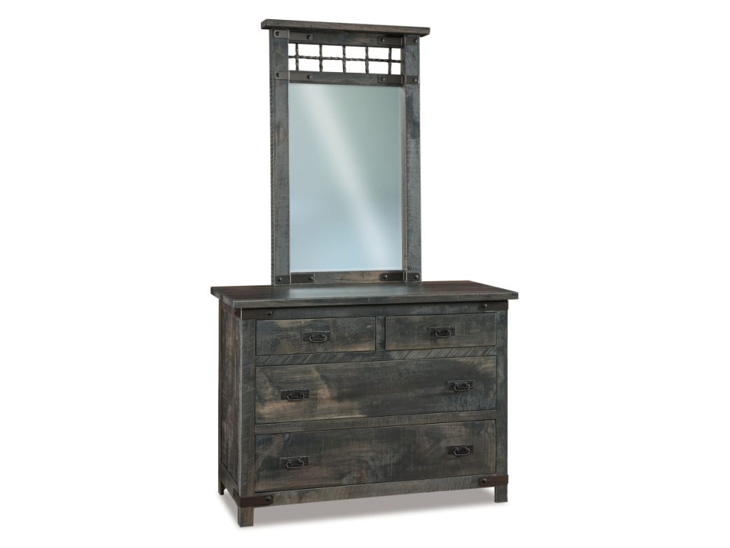 Ironwood 4 Drawer Dresser Mirror