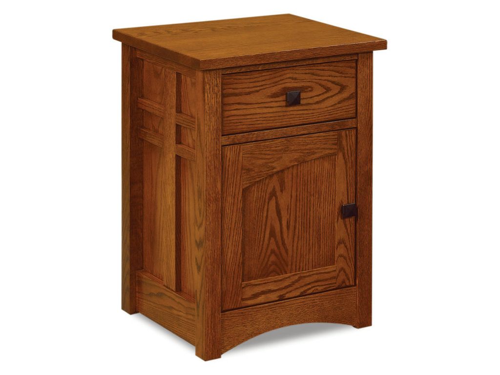 Amish Furniture of NE Kascade 1 Door Nightstand Bedside Table