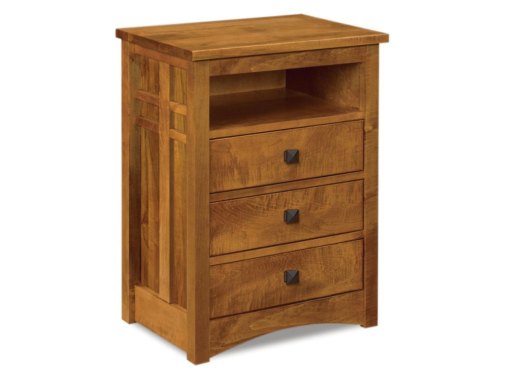 Amish Furniture of NE Kascade 3 Drawer Nightstand