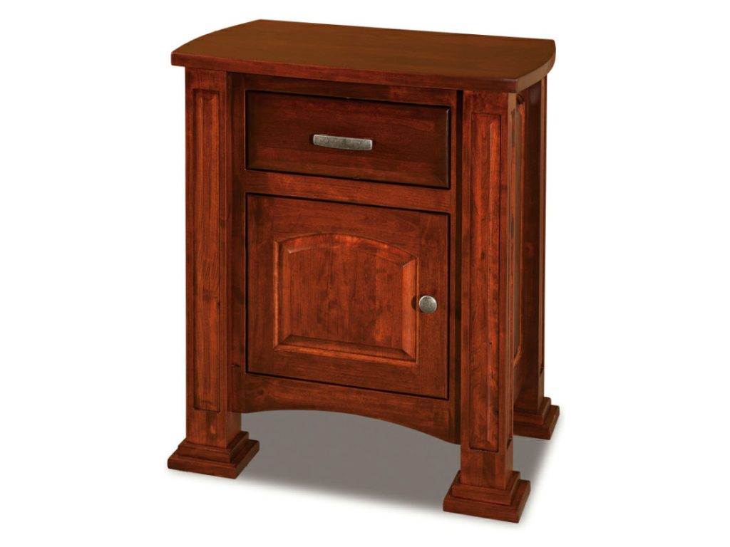 Amish Furniture of NE Lexington 1 Door Nightstand Bedside Table