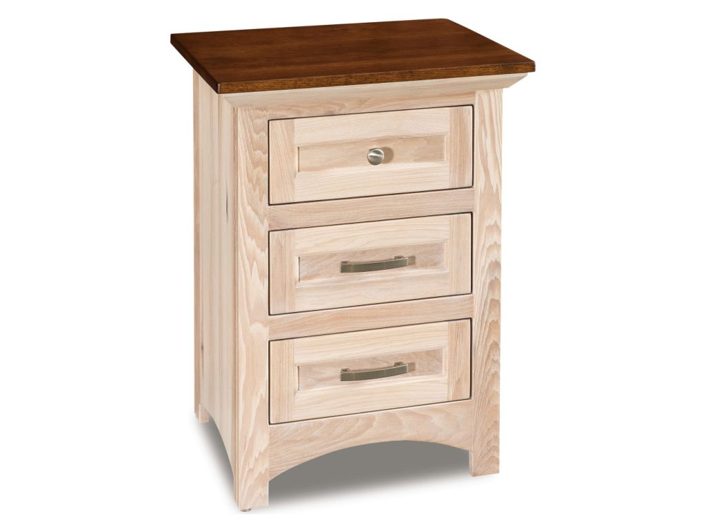 Amish Furniture of NE Lincoln 3 Drawer Nightstand