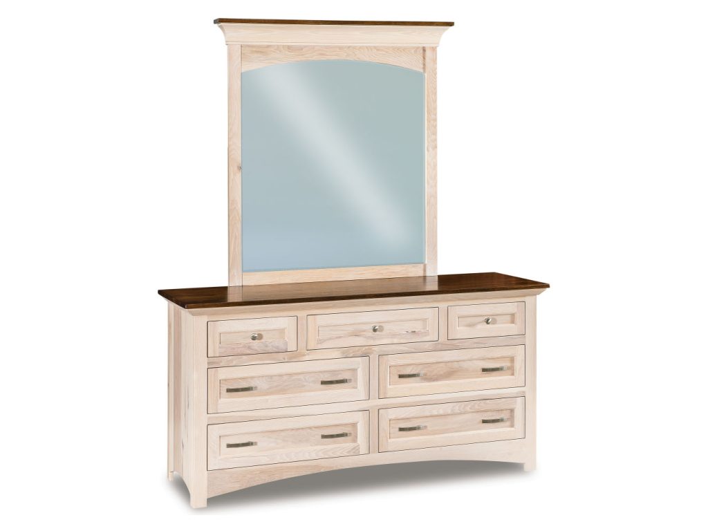 Lincoln 7 Drawer Dresser With Tall Mirror Dresser Dresser Mirror