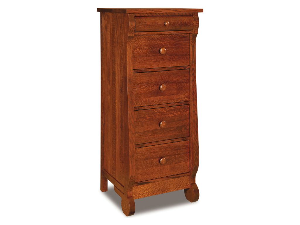 Old Classic Sleigh 5 Drawer Lingerie Chest