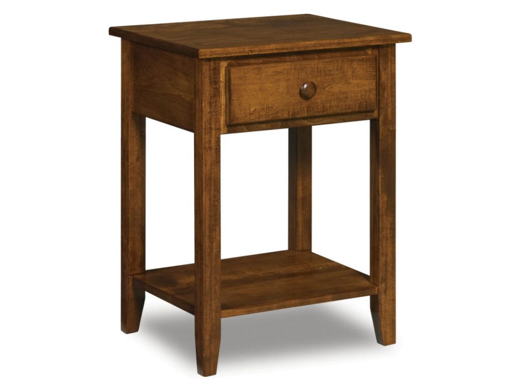 Amish Furniture of NE Shaker 1 Drawer Nightstand