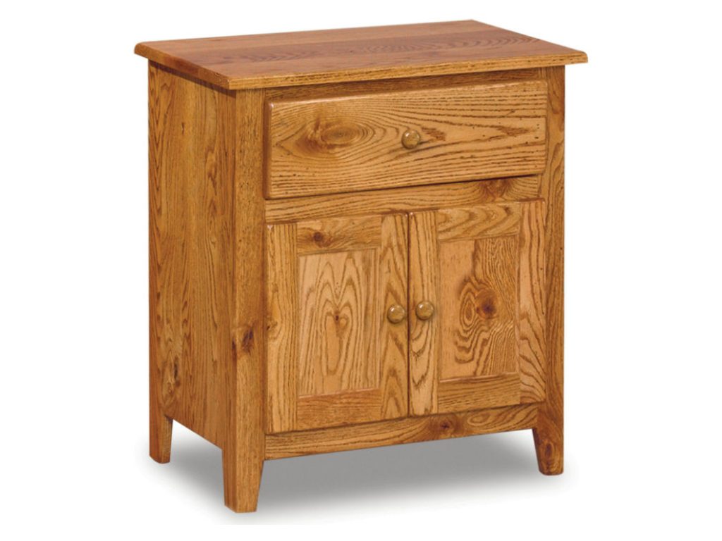 Amish Furniture of NE Shaker Nightstand – 28¾”H Bedside Table