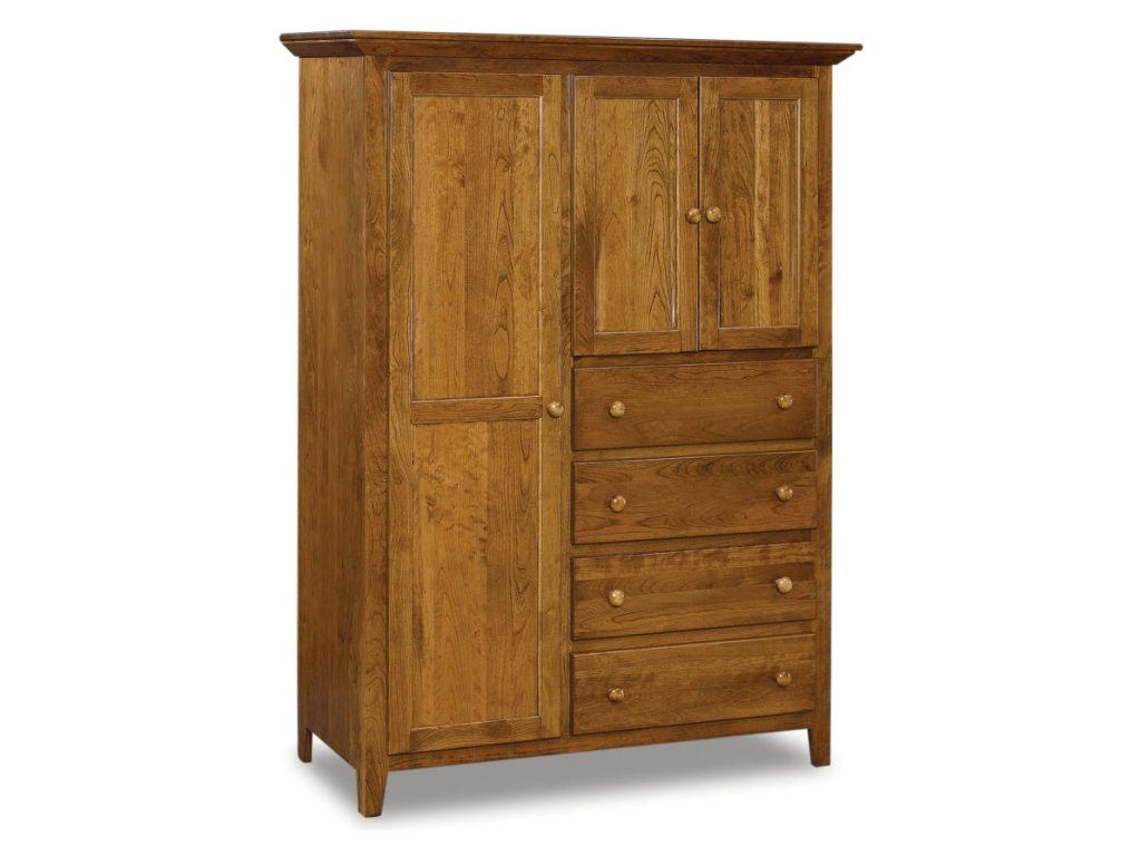 Shaker Chifferobe Armoire Cabinet