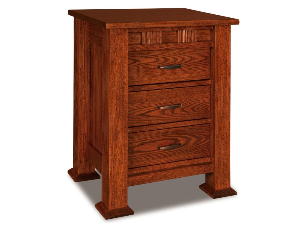 Amish Furniture of NE Sequoyah 3 Drawer Nightstand