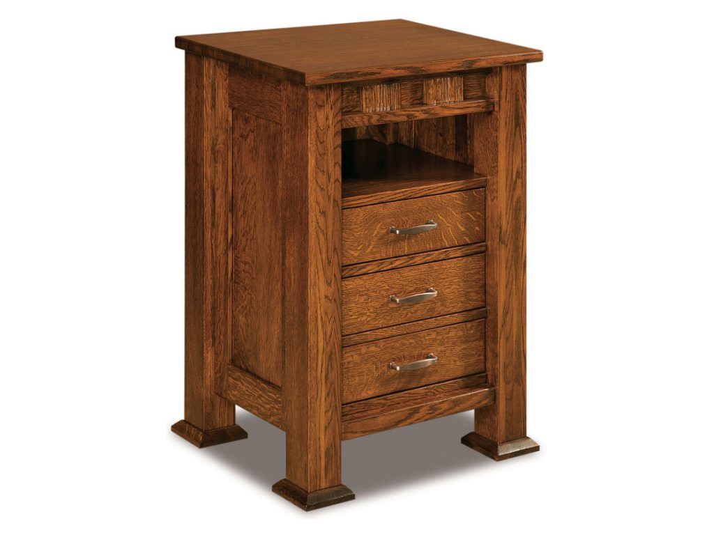 Amish Furniture of NE Sequoyah 3 Drawer Nightstand