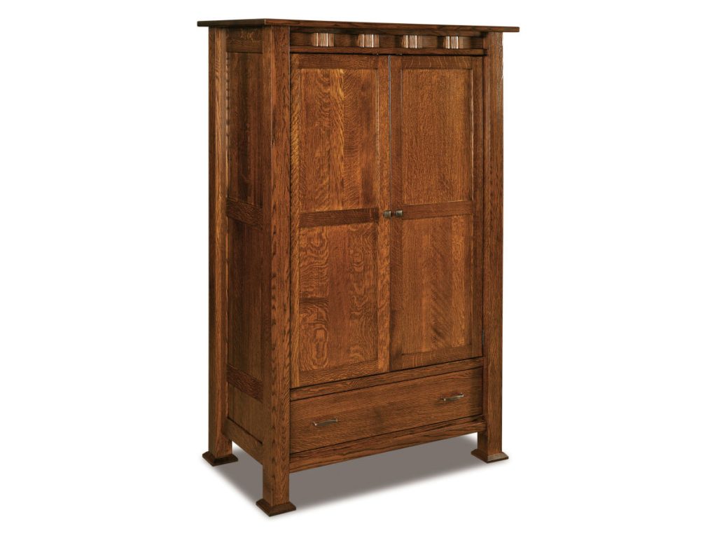 Amish Furniture of NE Sequoyah Wardrobe Armoire