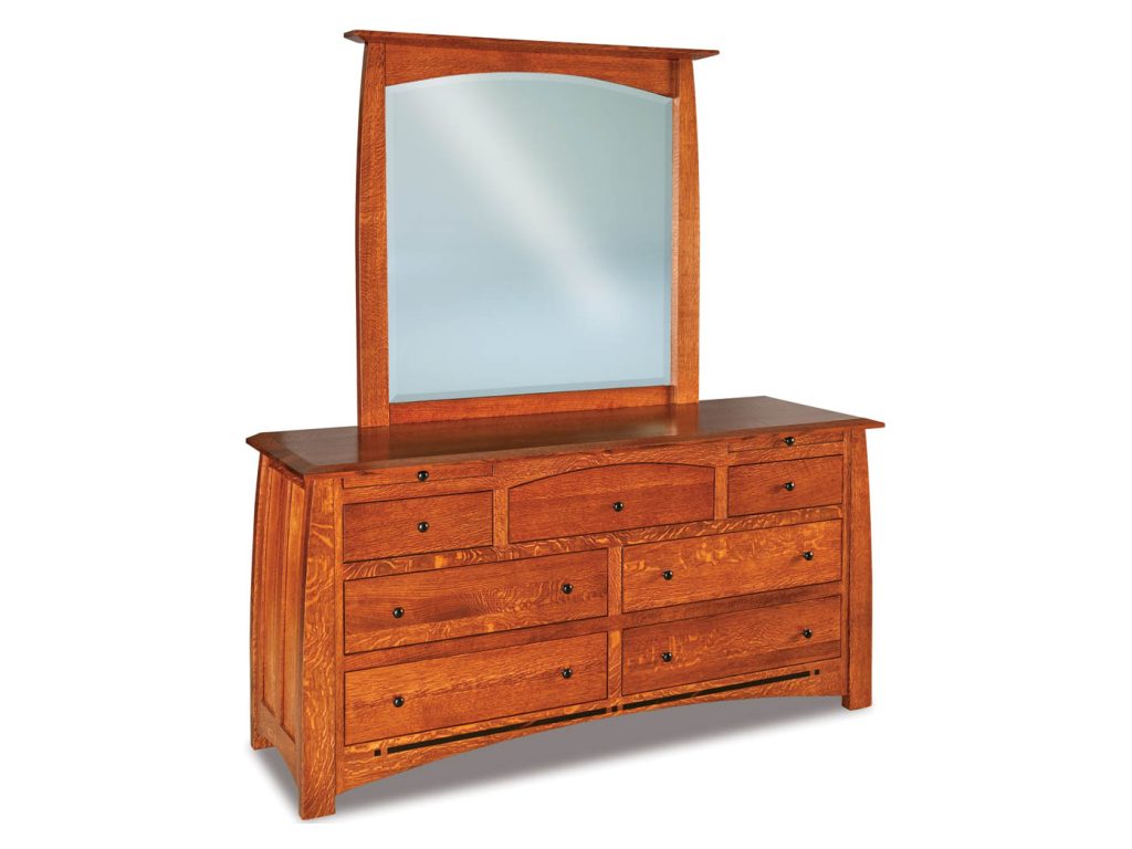 Boulder Creek 7 Drawer Dresser – 34¼”H Mirror Dresser Mirror