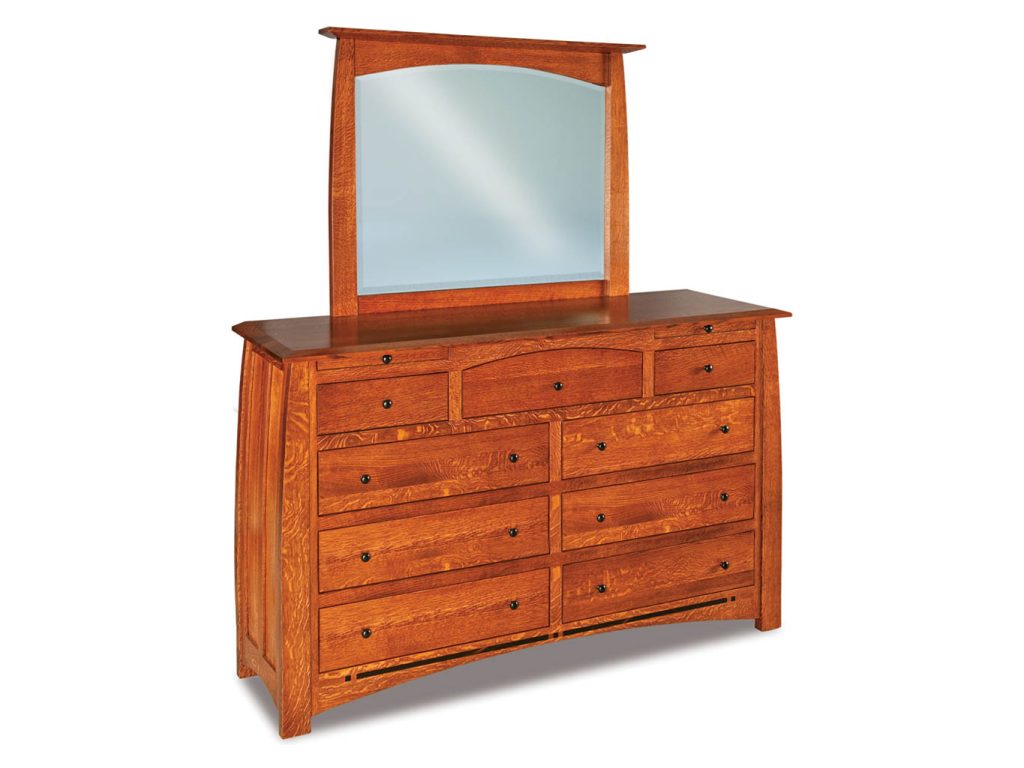 Boulder Creek 9 Drawer Dresser – 43¼”H Mirror Dresser Mirror