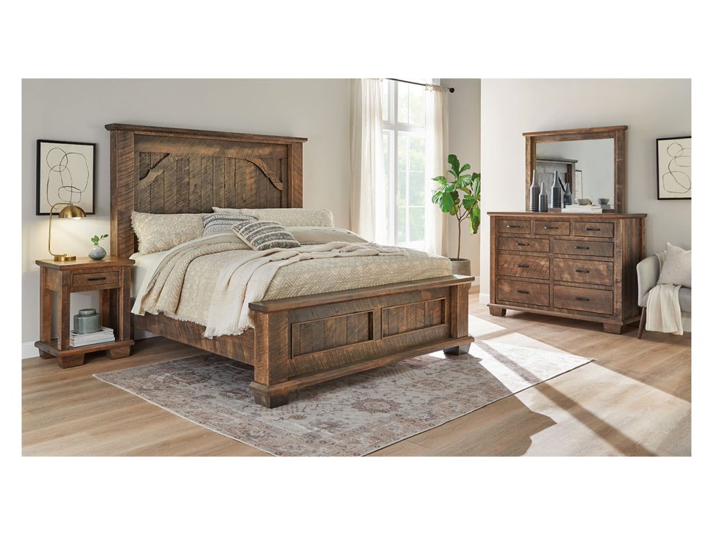 Amish Furniture of NE Burlington 7 Drawer Dresser Mirror, alternate view