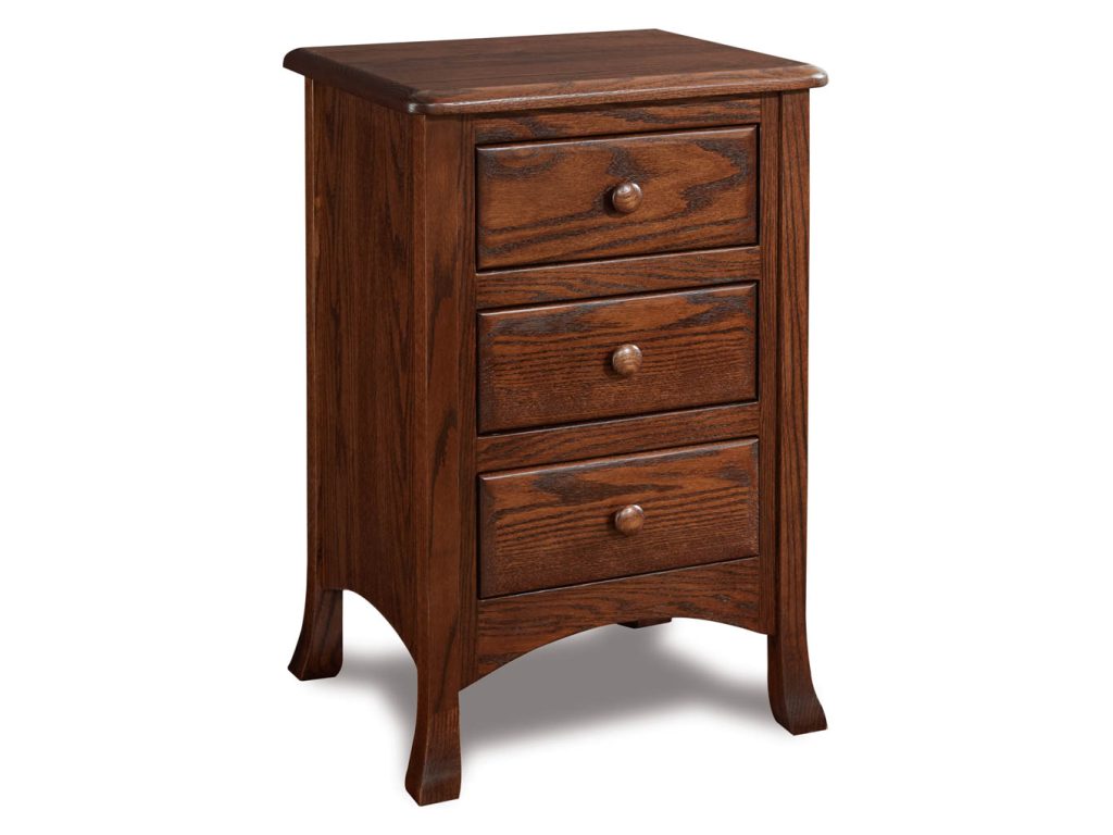 Amish Furniture of NE Carlisle 3 Drawer Nightstand