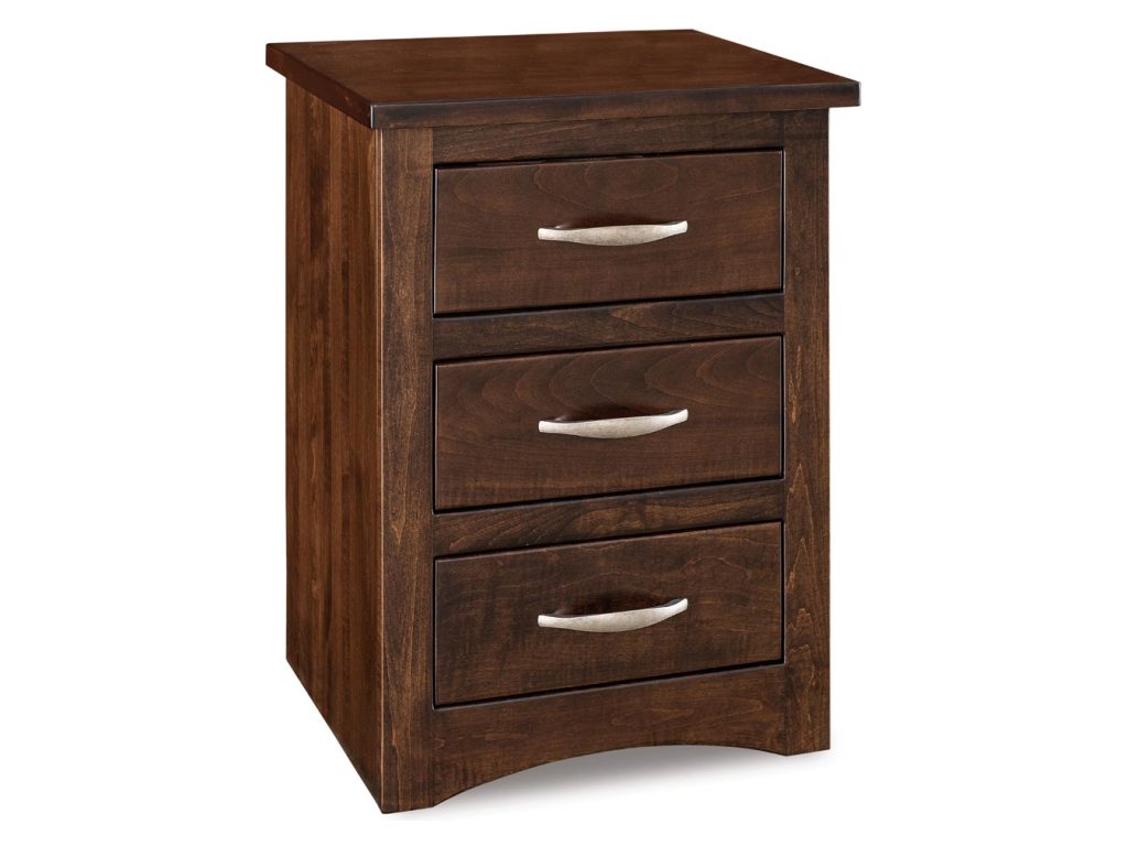 Amish Furniture of NE Denver 3 Drawer Nightstand