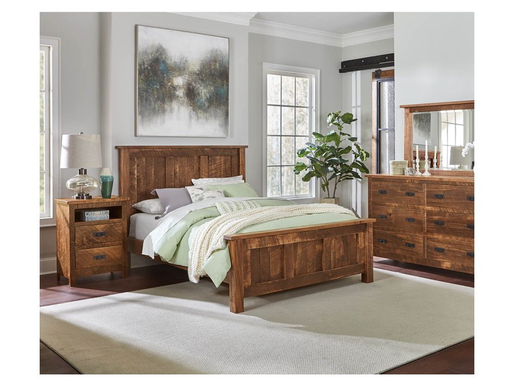 Amish Furniture of NE Dumont Sliding Door Chifferobe Armoire Cabinet, alternate view