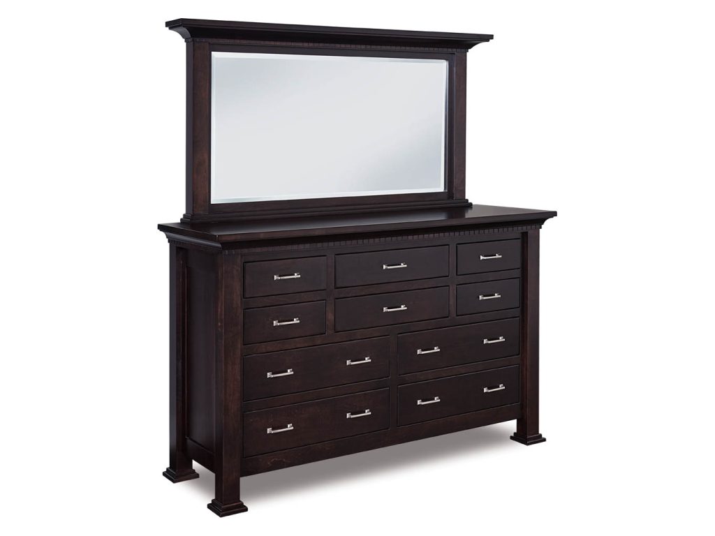 Empire 10 Drawer Dresser Mirror