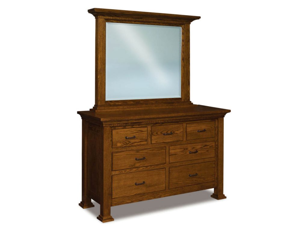 Empire 7 Drawer Dresser Mirror
