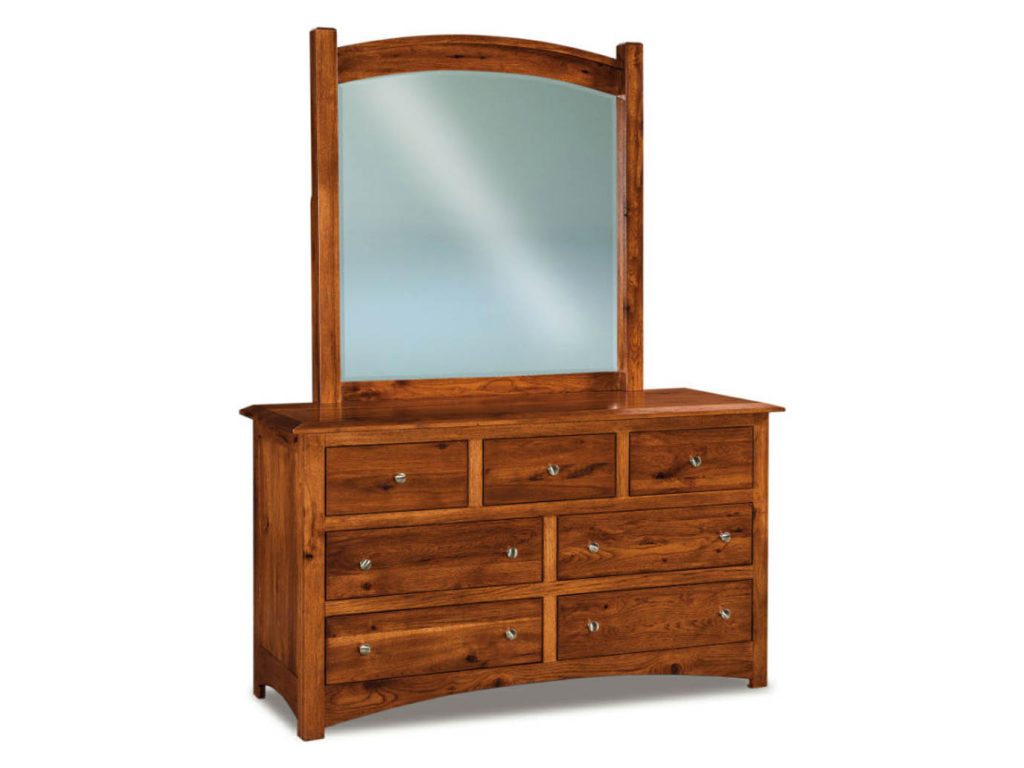 Finland 7 Drawer Dresser Mirror