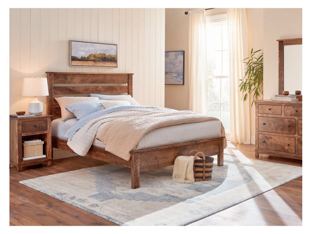 Amish Furniture of NE Flint 7 Drawer Dresser Mirror, alternate view