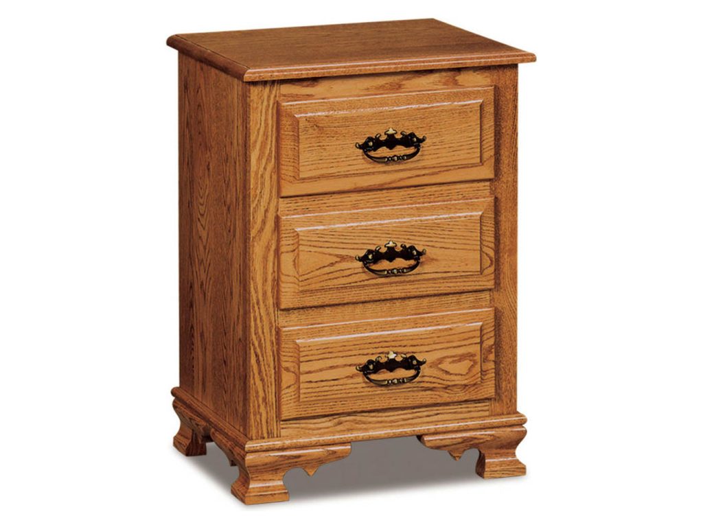 Amish Furniture of NE Heritage 3 Drawer Nightstand