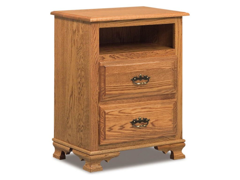 Heritage 2 Drawer Open Nightstand Drawer Nightstand