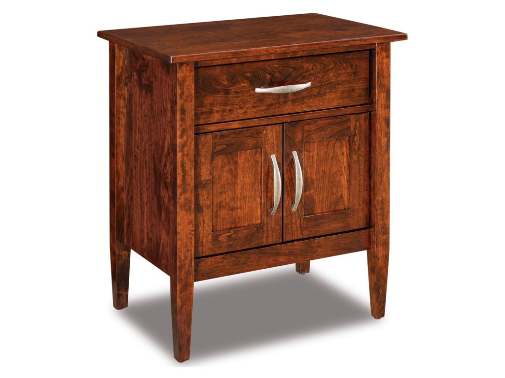 Amish Furniture of NE Imperial 1 Drawer 2 Door Nightstand Drawer Nightstand