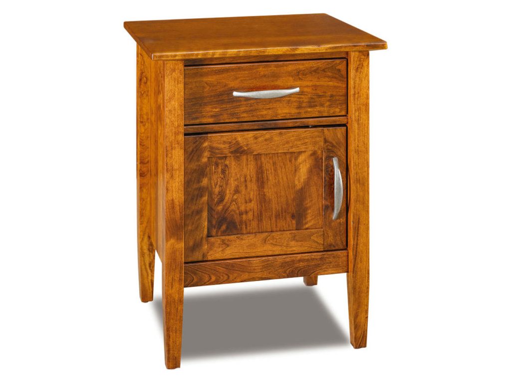 Amish Furniture of NE Imperial 1 Drawer, 1 Door Nightstand Drawer Nightstand