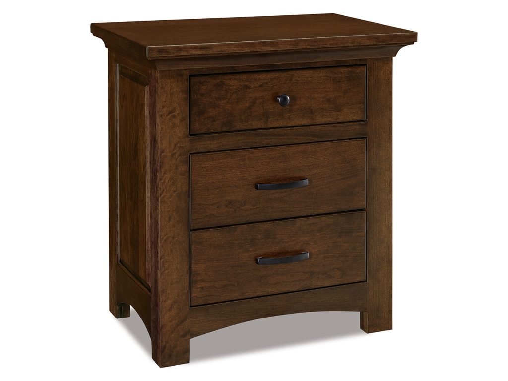Amish Furniture of NE Abby 3 Drawer Nightstand – 28¾”W
