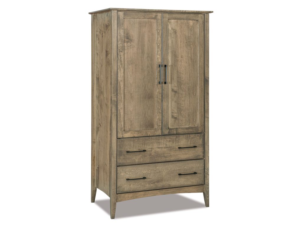 Amish Furniture of NE Atlantic Armoire – 2 Drawers