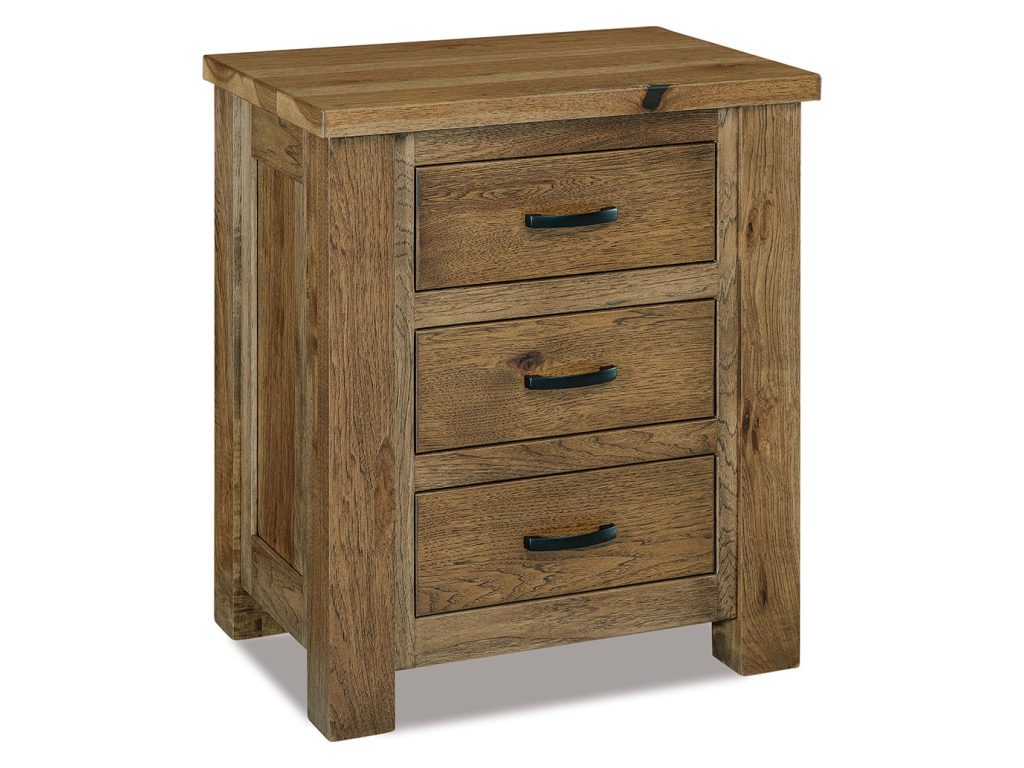 Amish Furniture of NE Cottage 3 Drawer Nightstand