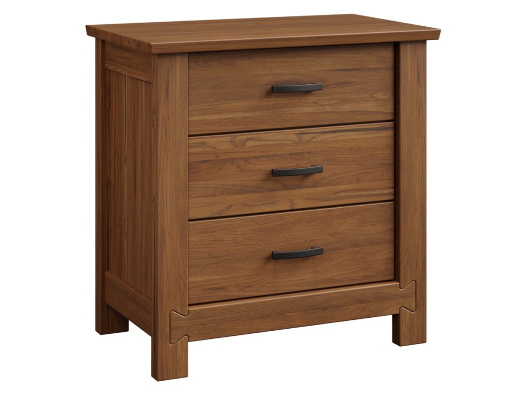 Amish Furniture of NE Dovetail 3 Drawer Nightstand – 28″