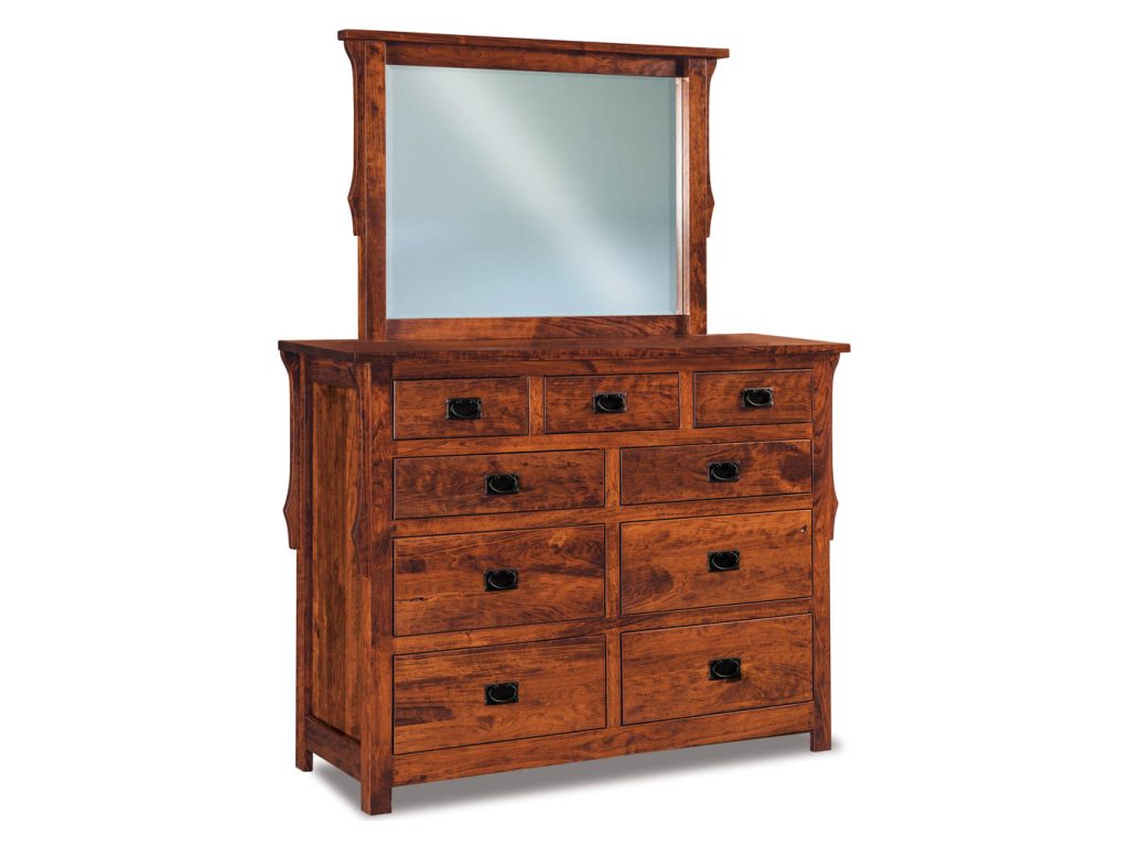 Stick Mission 9 Drawer Dresser Mirror