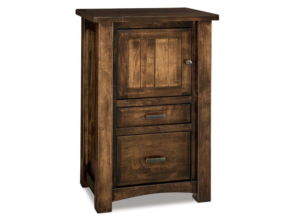 Amish Furniture of NE Timbra CPAP Nightstand Bedside Table