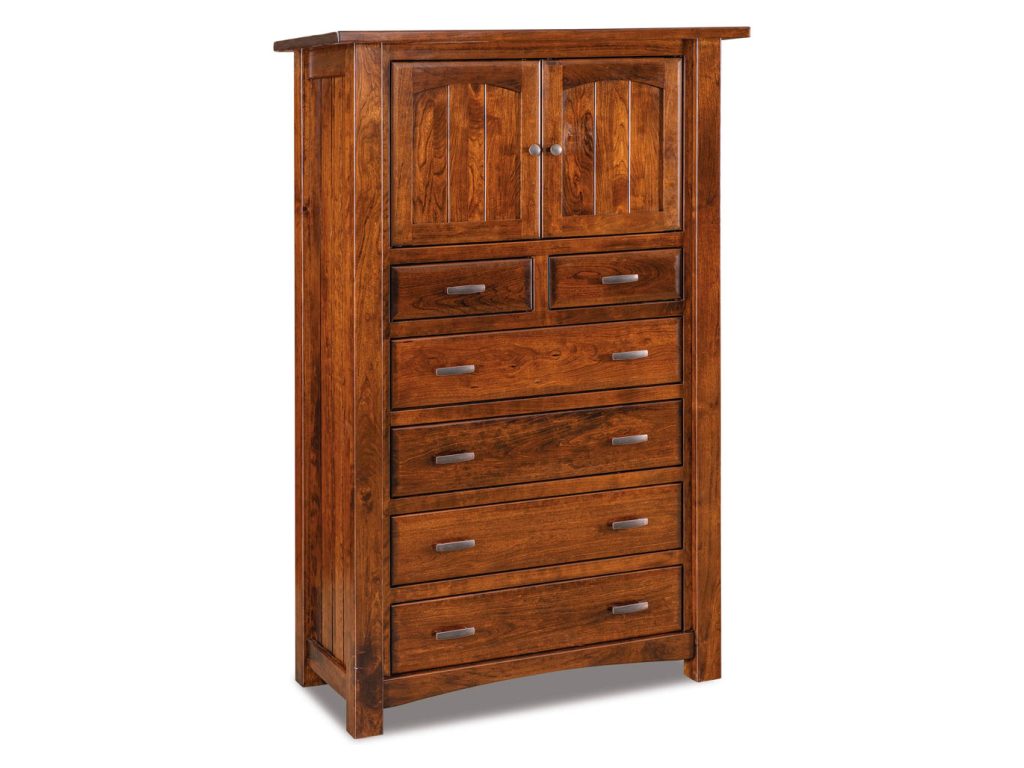 Amish Furniture of NE Timbra Chest Armoire Armoire Cabinet