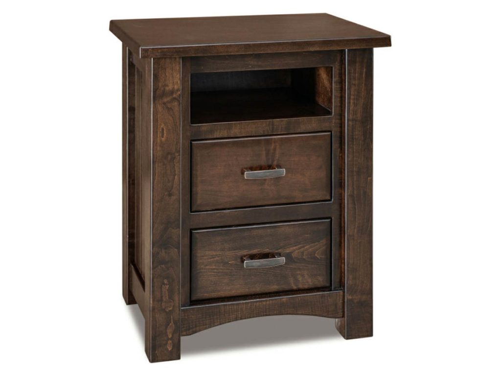 Amish Furniture of NE Timbra 2 Drawer Nightstand