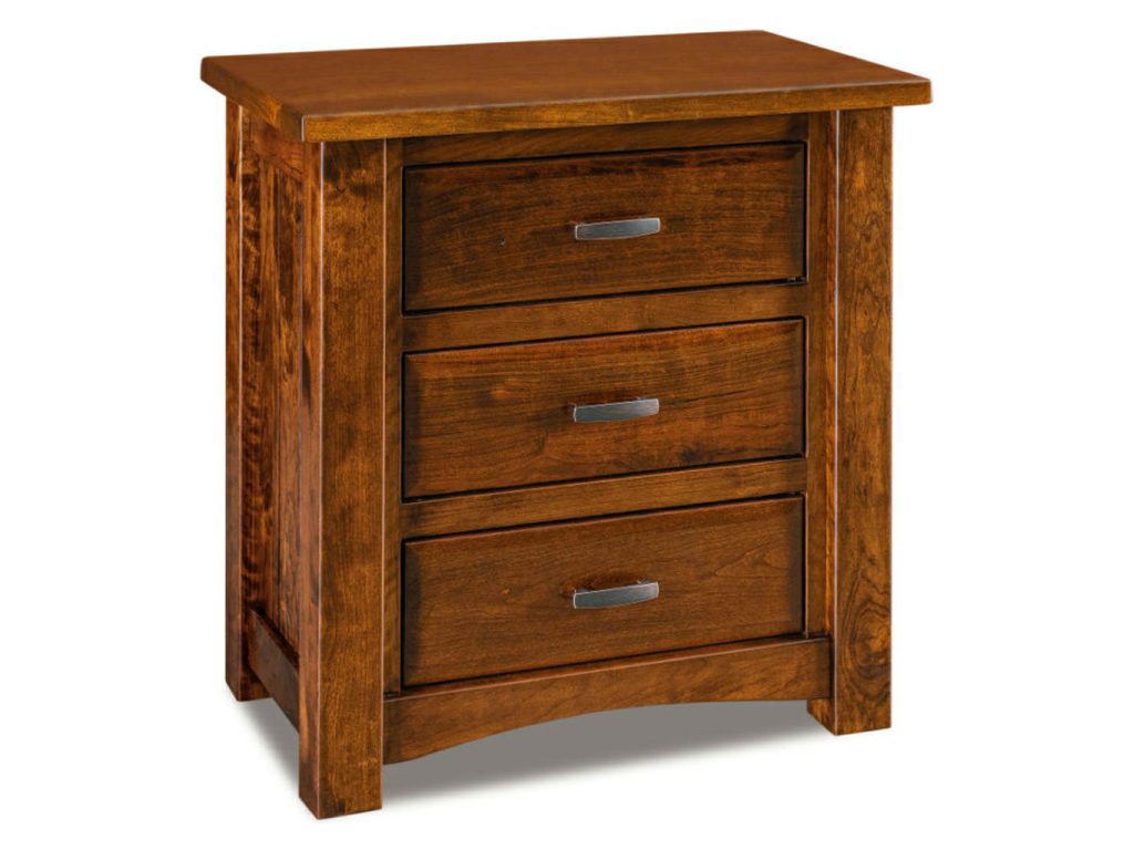 Amish Furniture of NE Timbra 3 Drawer Nightstand – 30″W