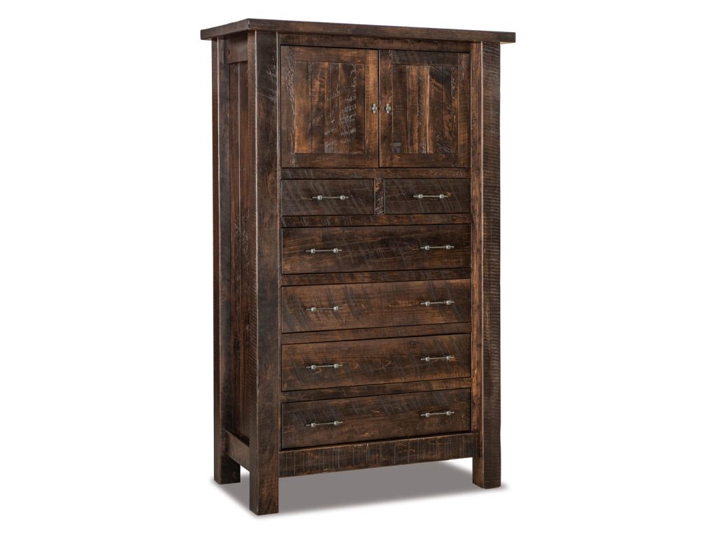 Amish Furniture of NE Vandella Chest Armoire Armoire Cabinet