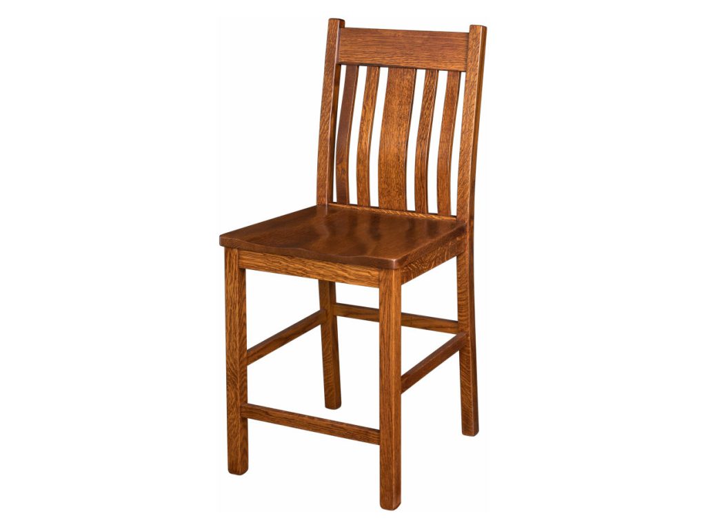 Kingsbury 24″ Stationary Bar Stool Counter Stool