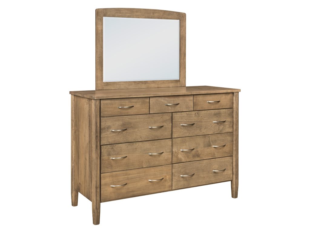 Kirkland 9 Drawer Mule Dresser Mirror