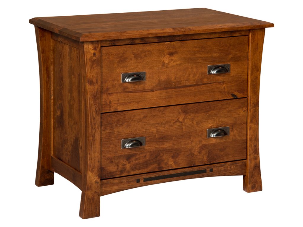 Amish Furniture of NE Arts & Crafts Lateral File Cabinet