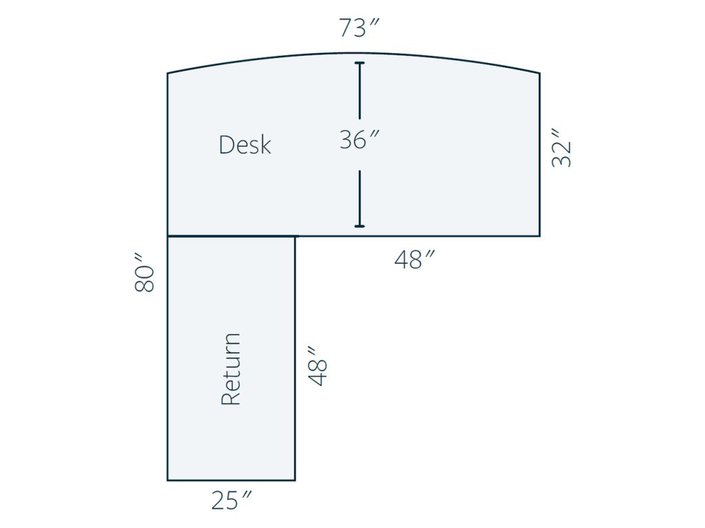 Berkley L Desk Hutch Accessory, alternate view