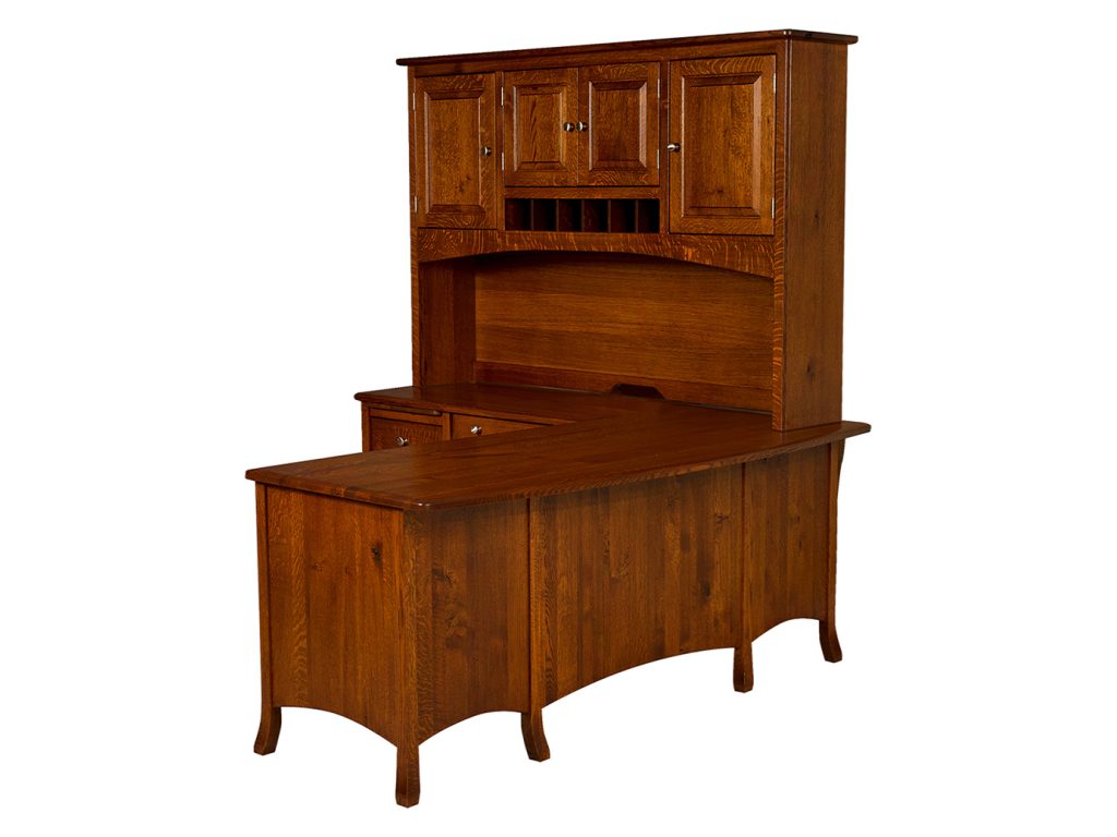 Carlisle L Desk Executive Desk, alternate view