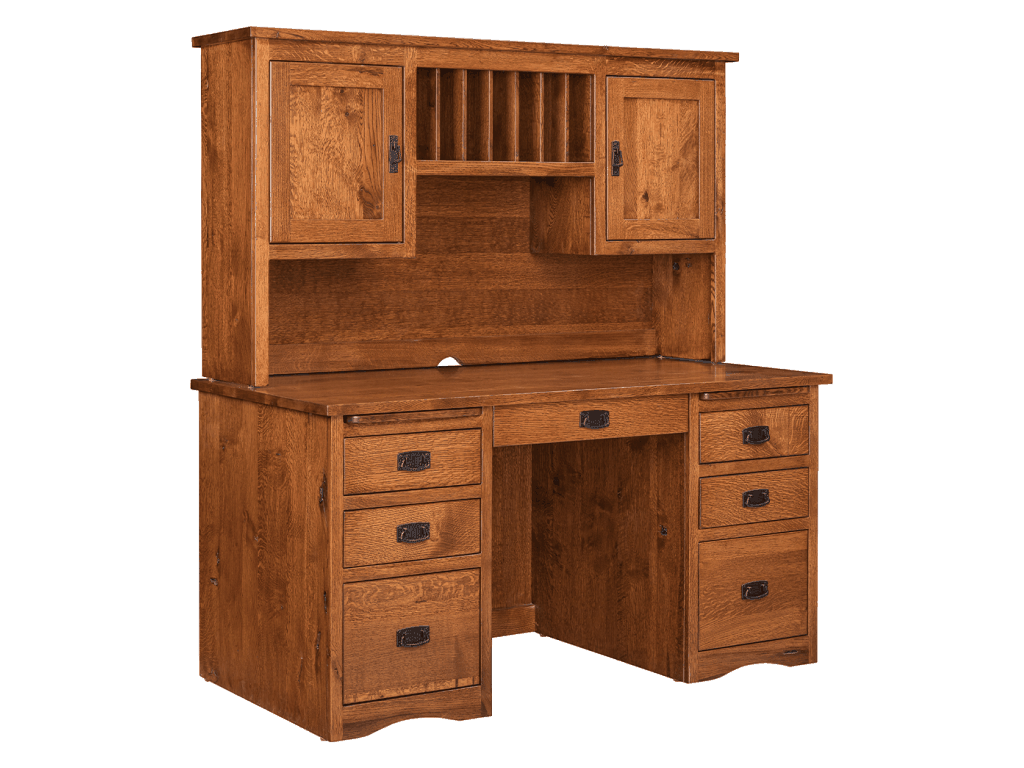 Mission Double Pedestal Desk Executive Desk