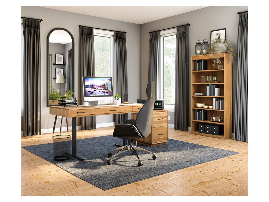 Amish Furniture of NE Bordeaux Bookcase, alternate view