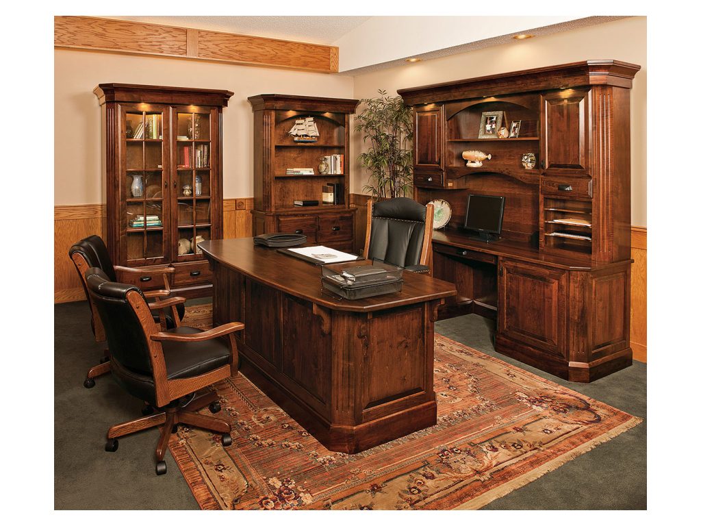 Classic Saturn Executive Desk, alternate view