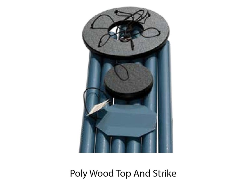 Amish Furniture of NE Canterbury Bells Wind Chime, alternate view