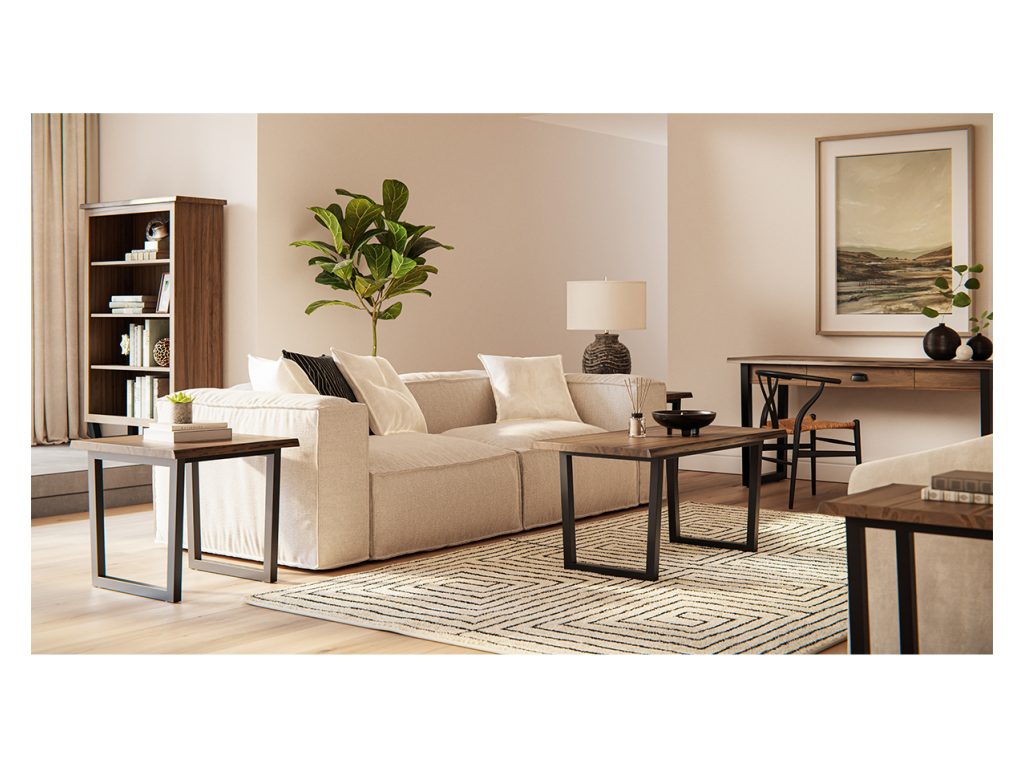 Amish Furniture of NE Adona Sofa Table, alternate view