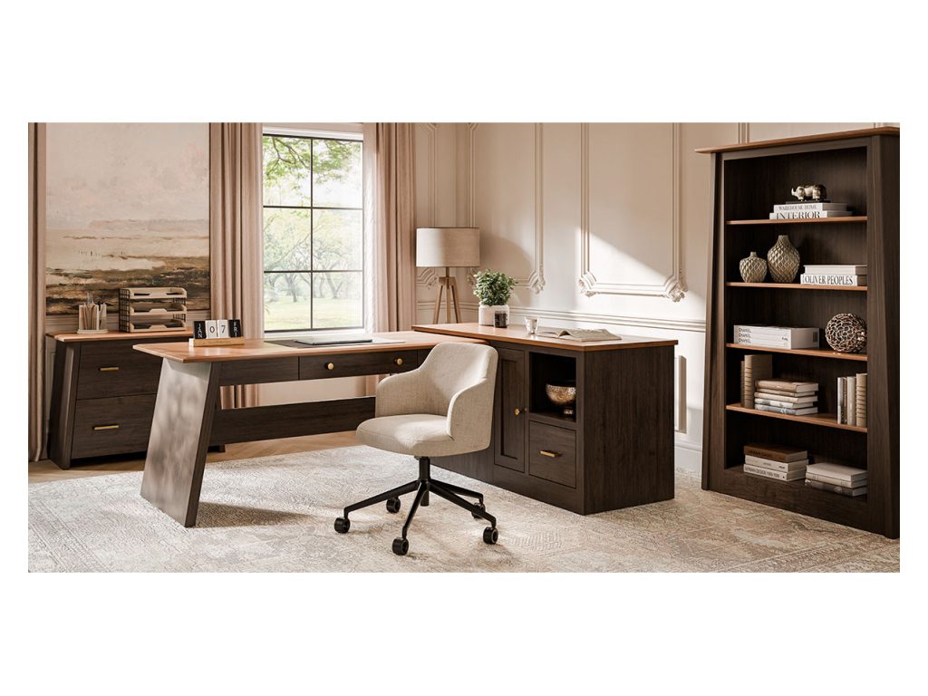 Prism Open Desk Writing Desk, alternate view